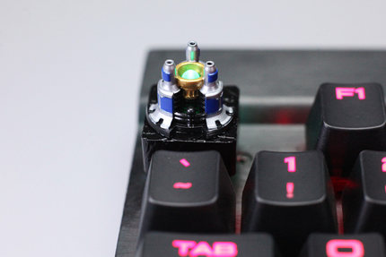 红色警戒2盟军发电厂键帽手工树脂金属漆3D立体个性透光游戏礼品