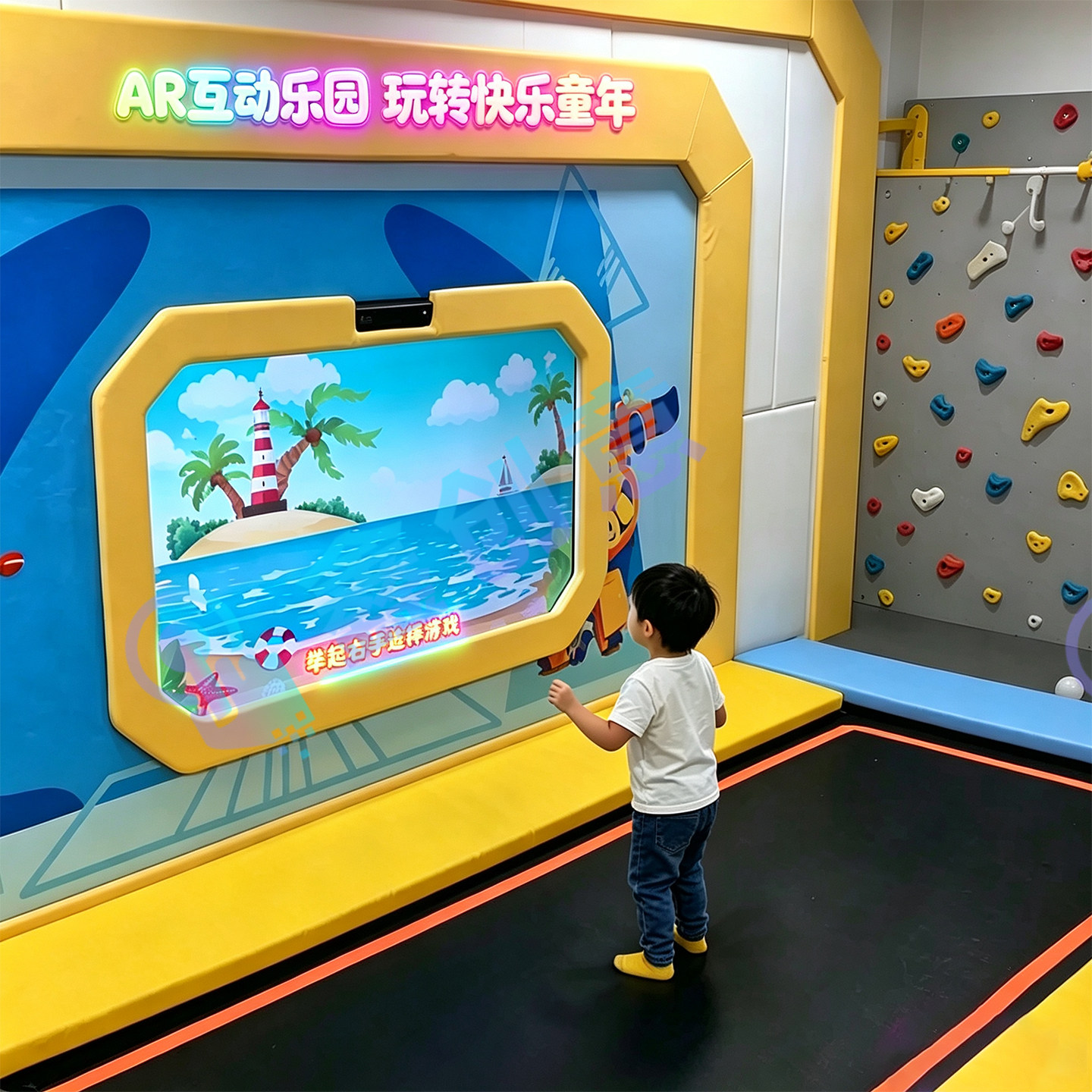 魔幻海洋主题AI互动投影淘气堡