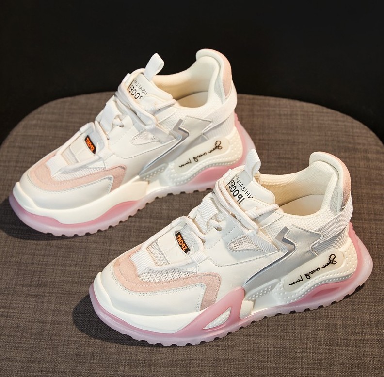 厚底休闲鞋高跟圆头隐形9cm