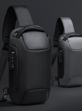 Mark Ryden跨境斜挎包男包品牌时尚学生胸包多功能商务防盗单肩