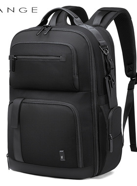 班歌新款防水男士旅行出差双肩包牛津布商务男背包大学生电脑书包