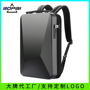 新款电竞背包pc硬壳双肩包男潮酷双肩背包17.3英寸电脑背包博牌