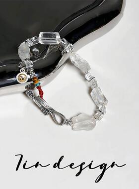 7in 925银手链【暮色】轻奢小众精致设计水晶情侣男女生串闺蜜