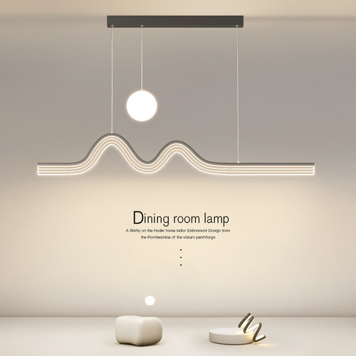 餐厅吊灯现代简约2025新款高级感吧台灯创意个性设计师饭厅餐桌灯