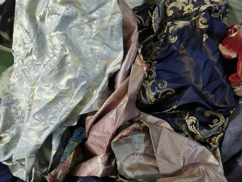 新款百分百桑蚕丝高端宋锦真丝丝绸床品枕头服装面料床单布料