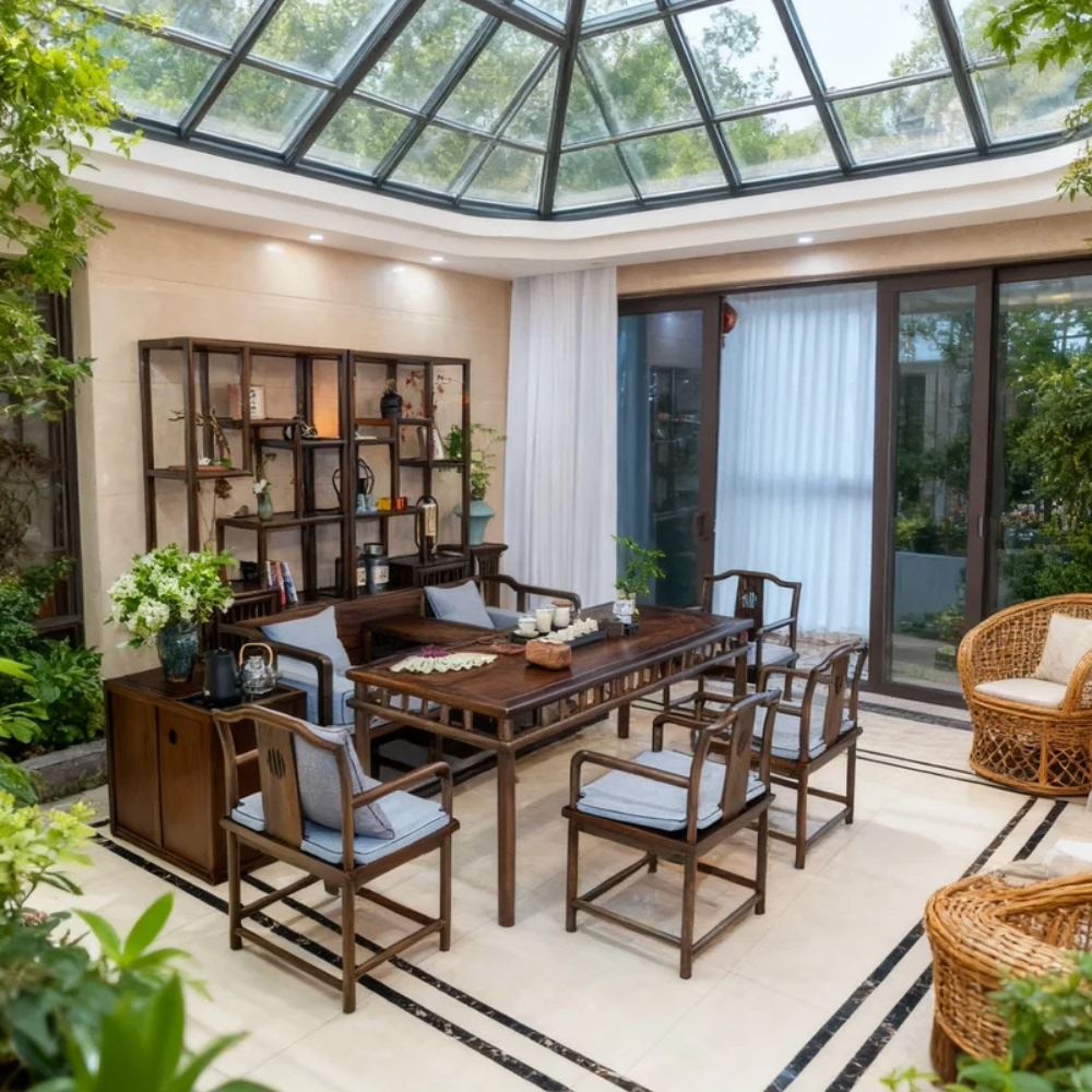 2025款宋式美学黑胡桃木白蜡木茶桌椅酒店高端定制茶台设计师同款