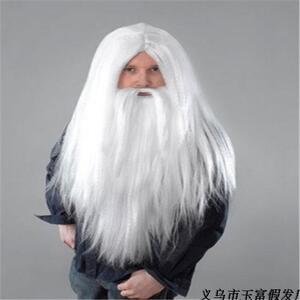 儿童成人假发演出甘道夫胡子套装