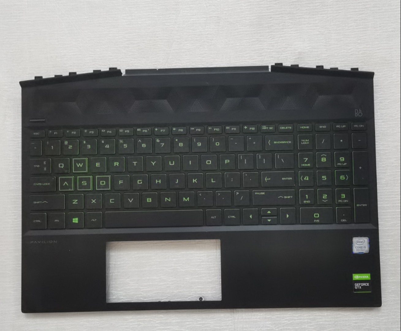 hp惠普 光影精灵5 pavilion 15-dk tpn-c141 原装拆机背光键盘c壳