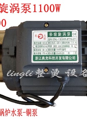 正品奥龙1100w发生器铸铜旋涡泵