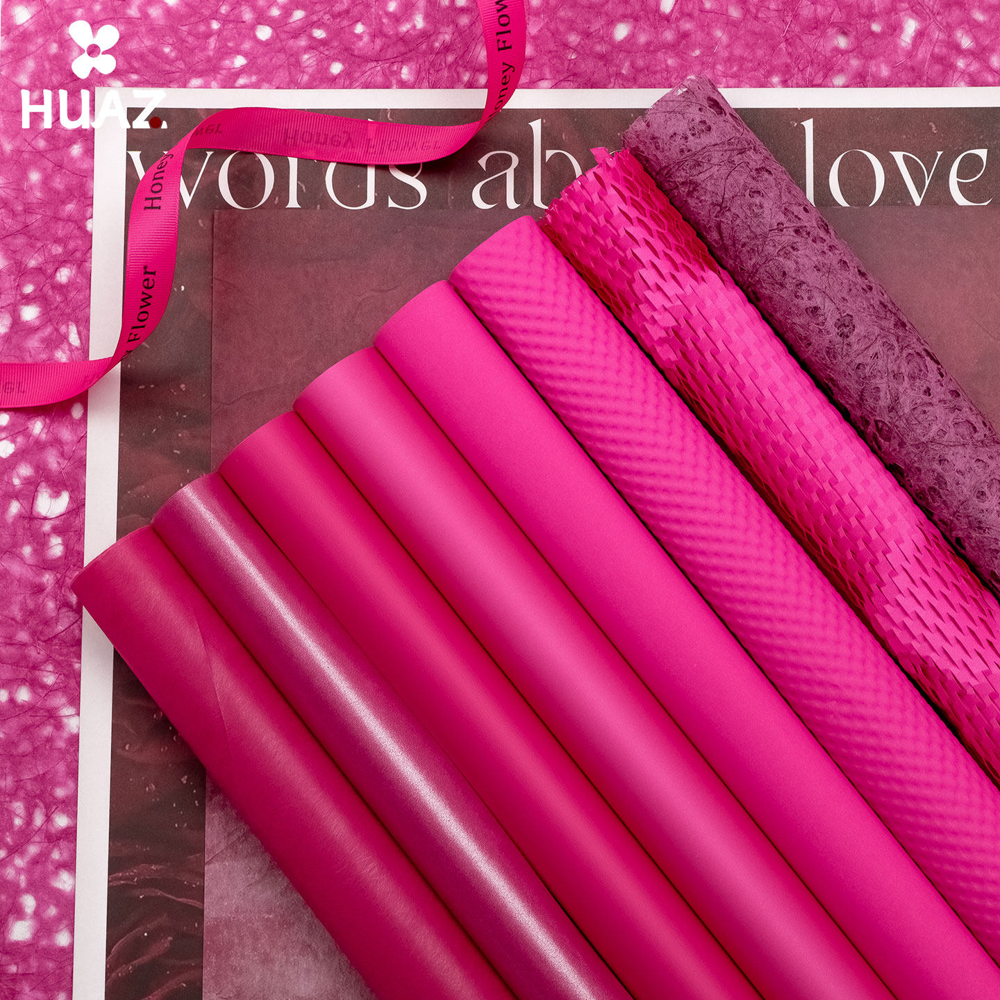 花妆点芭比粉色系包装纸鲜花花束包装材料花艺甜美包花纸资材,鲜花速递/花卉仿真/绿植园艺,花艺包装纸,淘宝优惠券,粉丝福利购,淘宝优惠卷