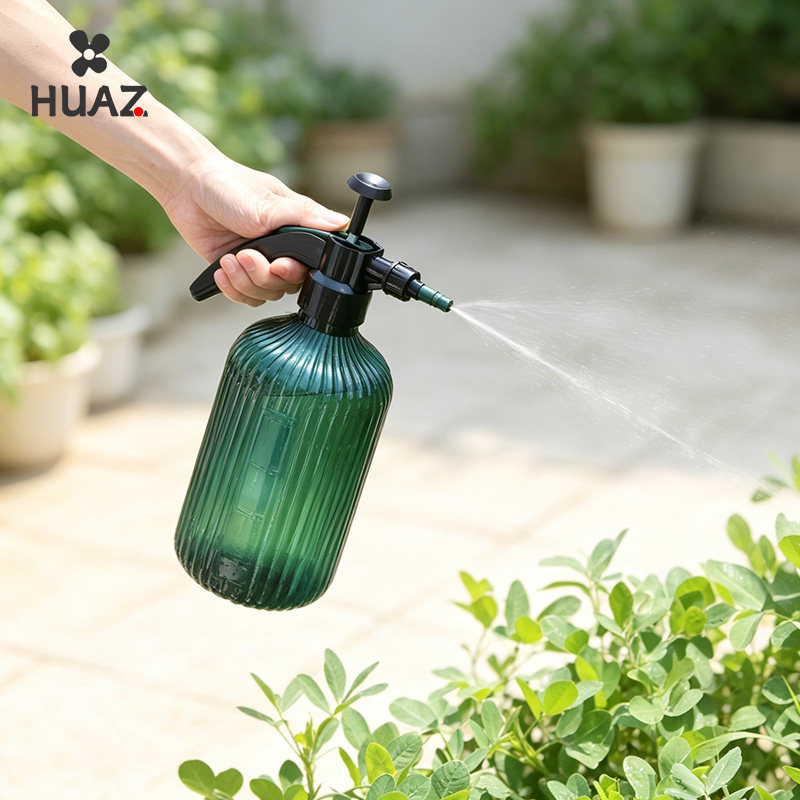 2L喷水壶增压打气式喷雾器洒水浇水壶田园花艺喷壶浇水装置