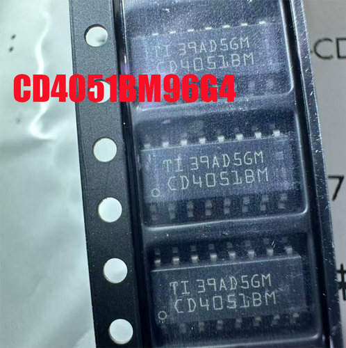 原装正品 CD4051BM96 SOIC-16 CMOS单路8通道模拟多路复用器芯片