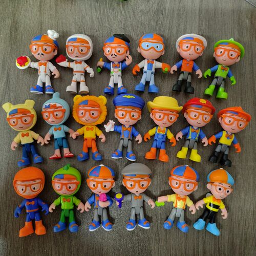 正版Blippi Ball Pit 儿童英语启蒙益智盲盒可动公仔人偶散货玩具