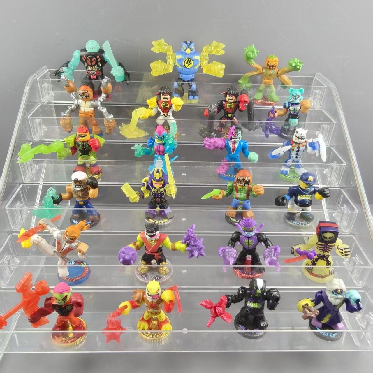 正版散货Akedo街机雷霆热斗竞技战斗战士对决变形英雄公仔玩具