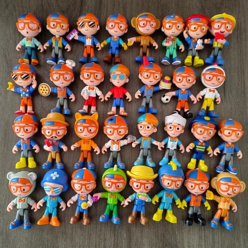 正版散货Blippi Ball Pit 儿童英语启蒙益智盲盒可动公仔人偶玩具