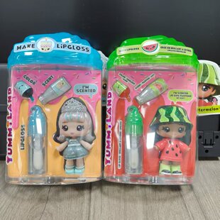 yummiland唇彩唇釉美味乐园娃娃甜心公仔娃娃DIY水果香味挂件玩具
