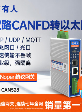 有人CAN总线转以太网网关CAN528