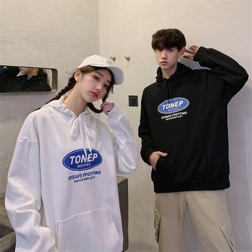 Winter 2020 student loose class clothes Plush Hoodie trend