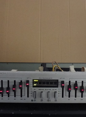 二手原装进口Automax发烧HIFI均衡器SEA-6900双十段手调效果器