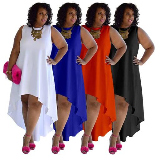 Plus Size Fashionable Elegant Women's Dress Amazon 3042 Sexy