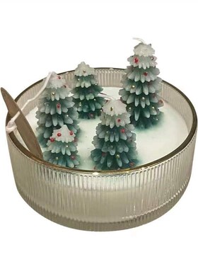 Christmas Gift Snowflake Candle Ins Tabletop DecorationsSnow