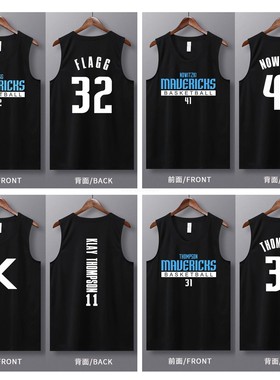 速干克莱汤普森篮球衣背心美式投篮训练服运动弗拉格诺维斯基上衣