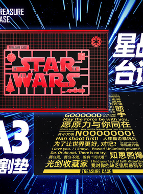 TreasureCase 胶佬作战计划 A3切割垫 雕刻垫板 手账高达模型垫板