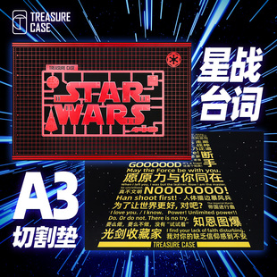 TreasureCase 胶佬作战计划 A3切割垫 雕刻垫板 手账高达模型垫板