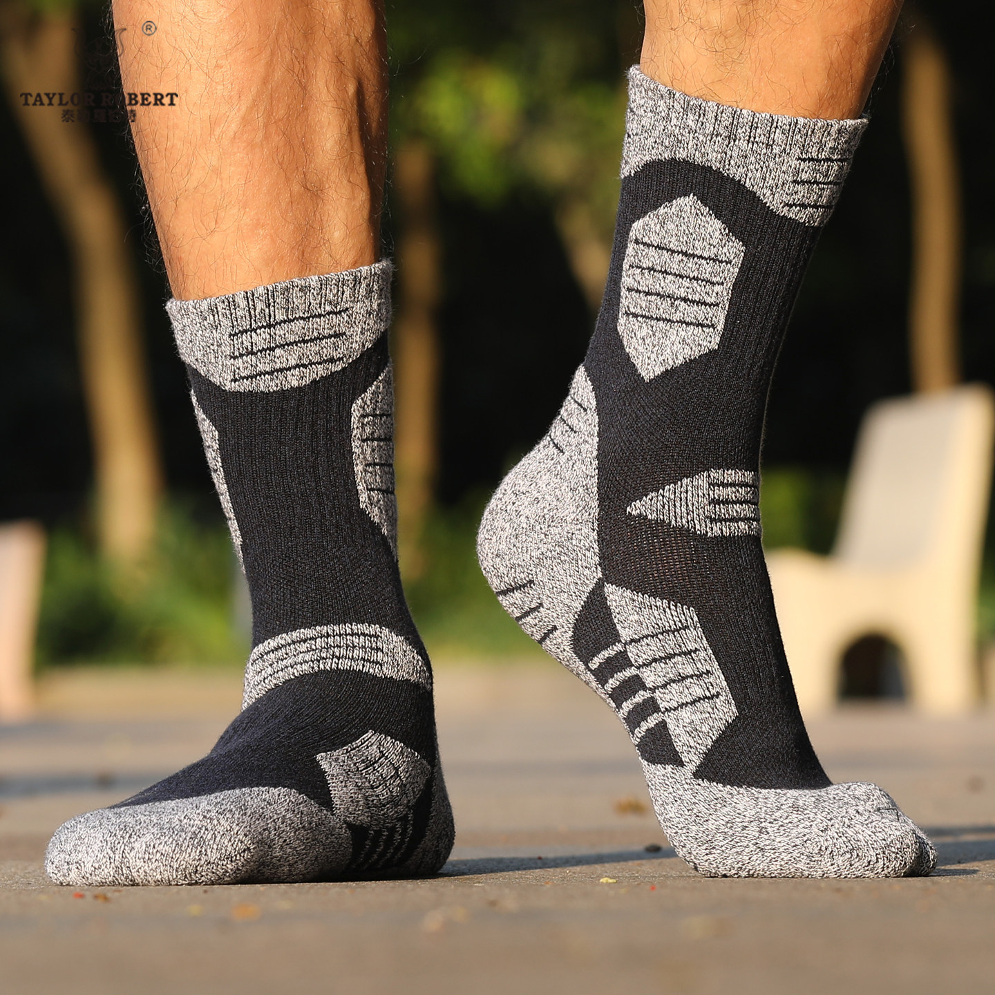 户外徒步袜男士中筒加厚毛巾底防滑耐磨登山袜保暖雪地远足运动袜,运动包/户外包/配件,运动袜,淘宝优惠券,粉丝福利购,淘宝优惠卷