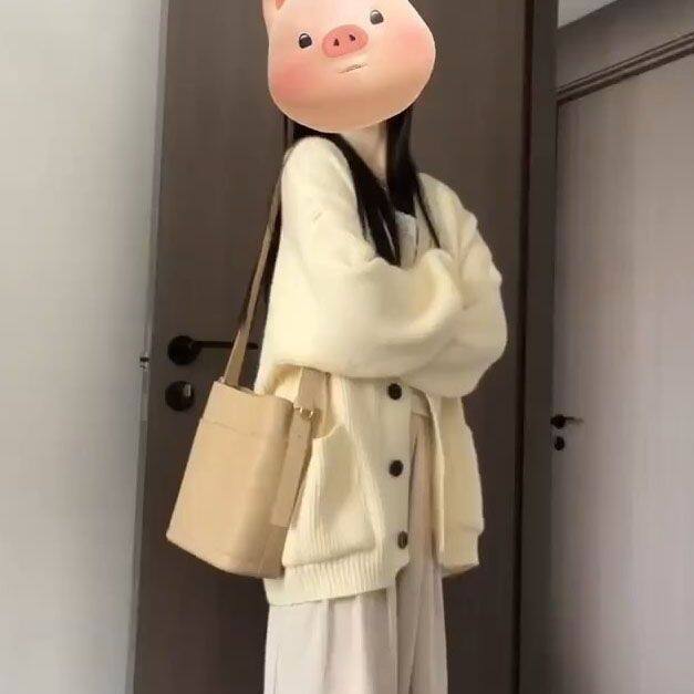 早秋针织开衫毛衣外套女学生秋冬毛针织衫