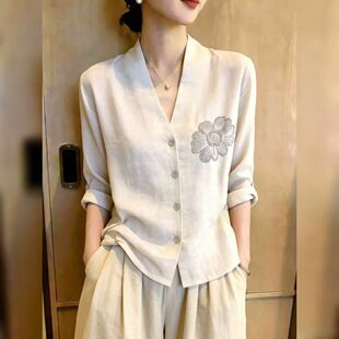 2026年别致很仙的法式绝美上衣夏季新款重要场合高端独特漂亮衬衫