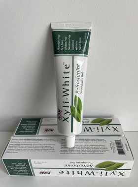 NOW Foods, Solutions，XyliWhite木糖醇无氟牙膏,清新薄荷味181g