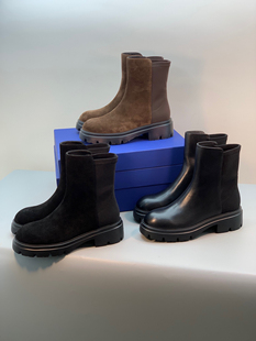 马丁靴 Blair 女靴后拉链粗跟高跟英伦风时尚 2025新款 真皮 Eadie