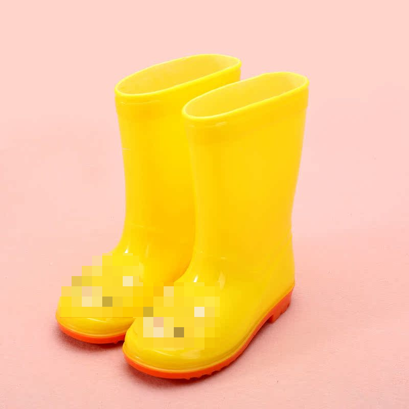 清仓纯色雨鞋雨靴水鞋胶鞋儿童男童女童宝宝幼儿防滑女宝专用