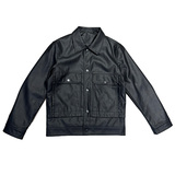 2025秋店主风多口袋设计水洗翻领皮夹克外套3403-1-JK7595-P128，男装夹克，电商C301