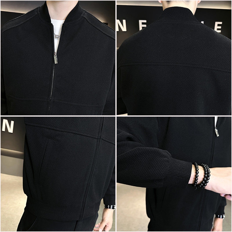 新高品质直播~棒球领夹克外套403-1-JK8078-P128,男装夹克,电商C301