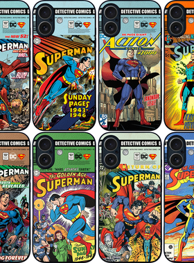 超人手机壳superman ip14plus/15promax IQOO11 mate60美式漫画13mini超级英雄P60荣耀90皮纹软壳米13 nova10