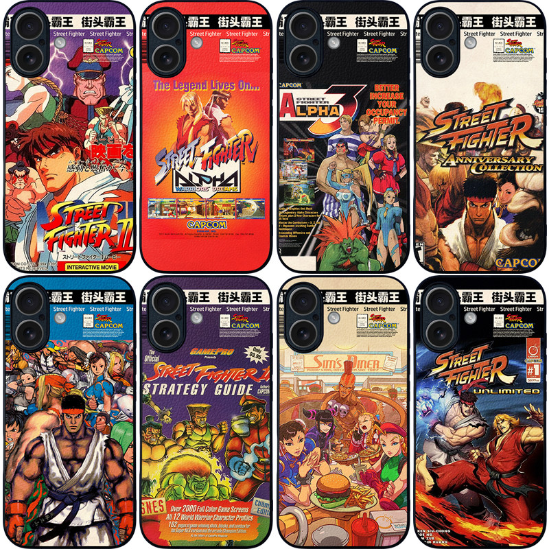 街头霸王手机壳16promax春丽ip17/14街霸nova14街机15plus游戏P80荣耀400保护壳IQOO15皮纹壳K90 mate80米15