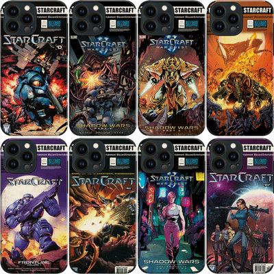 星际争霸手机壳P60 mate60 16promax暴雪StarCraft ip15plus游戏IQOO11荣耀90皮纹软壳K60 nova10米13 RENO9