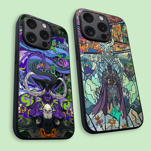 魔兽世界ip16手机壳Pura80pro 15Promax皮纹壳K80米15mate70/60/50荣耀400 14plus游戏iqoo13 RENO14 magic7