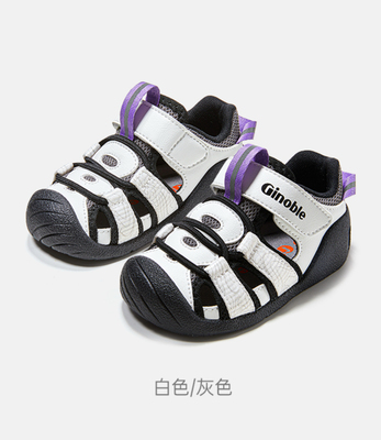基诺浦包头凉鞋轻便软底机能鞋宝宝步前鞋学步鞋关键鞋运动鞋悦山