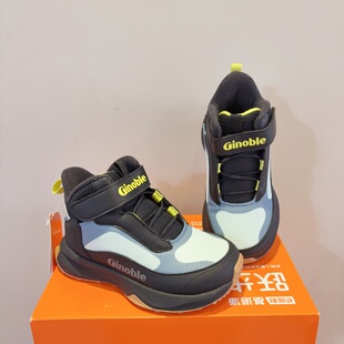 基诺浦机能鞋冬款薄绒棉鞋加绒学步鞋轻便防滑小童鞋1831