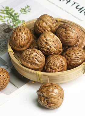 仿真核桃塑料假核桃高度逼真大小1比1模型摄影道具早教影视道具
