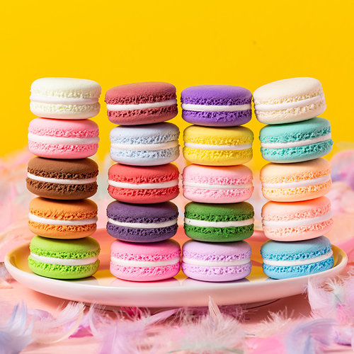 马卡龙假面包婚庆甜品台蛋糕模型