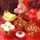 贡品仿真水果假食物食品果盘供奉摆件佛前上供财神爷观音桃子苹果