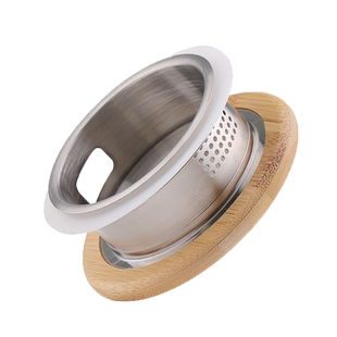 玻璃杯盖子陶瓷马克杯不锈钢盖实木胡桃木凉水壶过滤盖茶壶盖配件