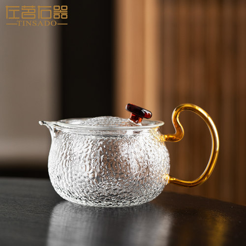 左茗右器玻璃茶壶家用分离