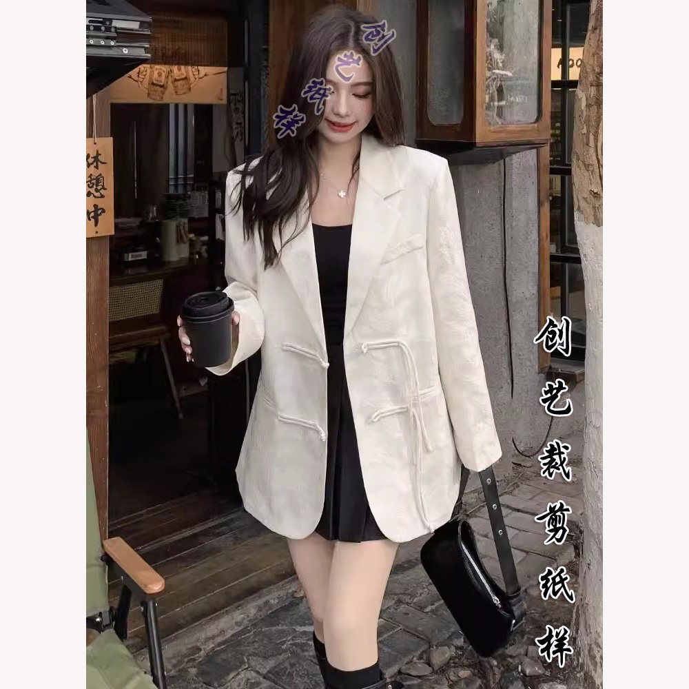 创艺纸样西服牛皮纸轻国风新款