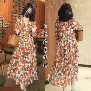 裁缝店铺CX235桑蚕丝连衣裙中长款春夏新品系带A字真丝裙纸样大全