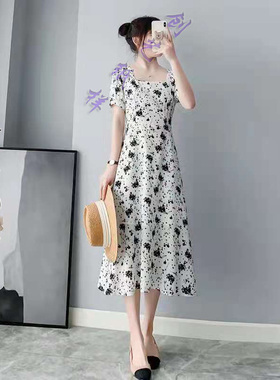 纸样雪纺连衣裙C234新款夏季女装收腰裙显瘦长裙裁剪做衣服的样板